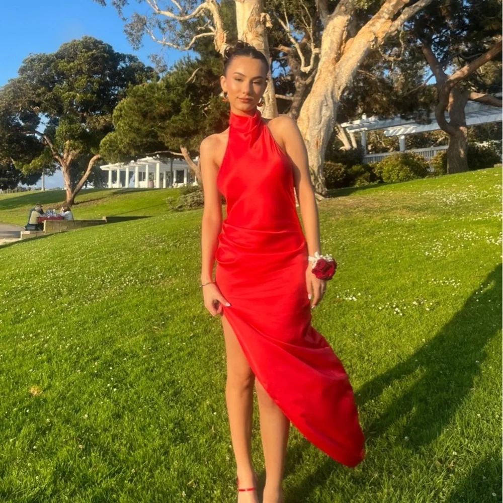 Amanda Uprichard Samba Dress in Red size Small
